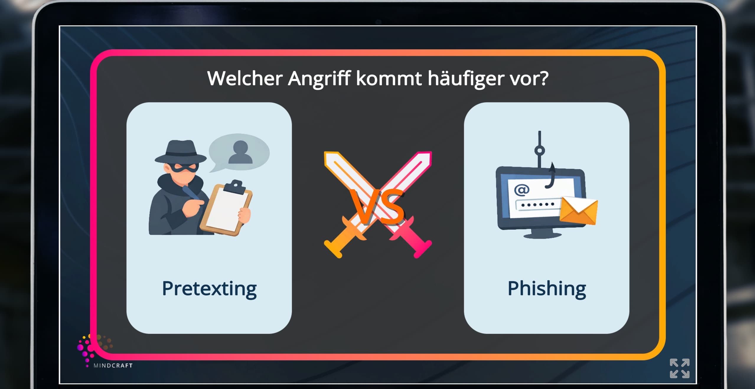 Social Engineering - Cyber Security Game Show Screenshot