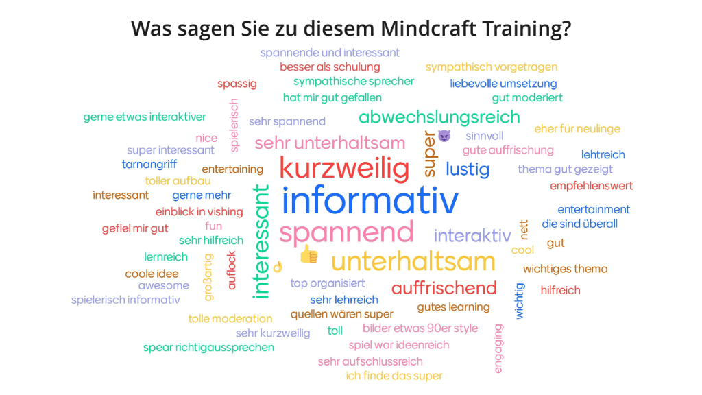 Live word cloud
