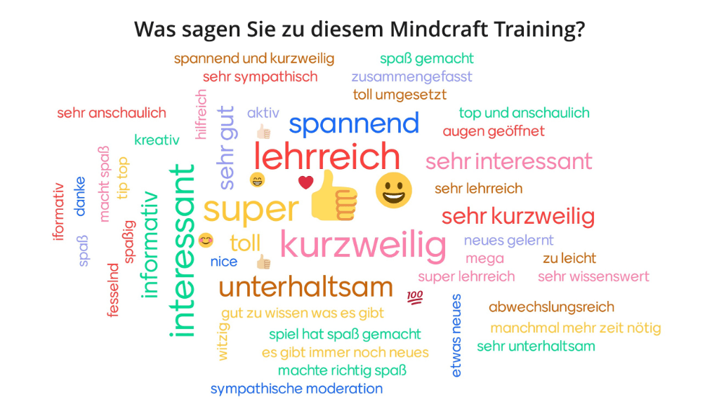 Live word cloud